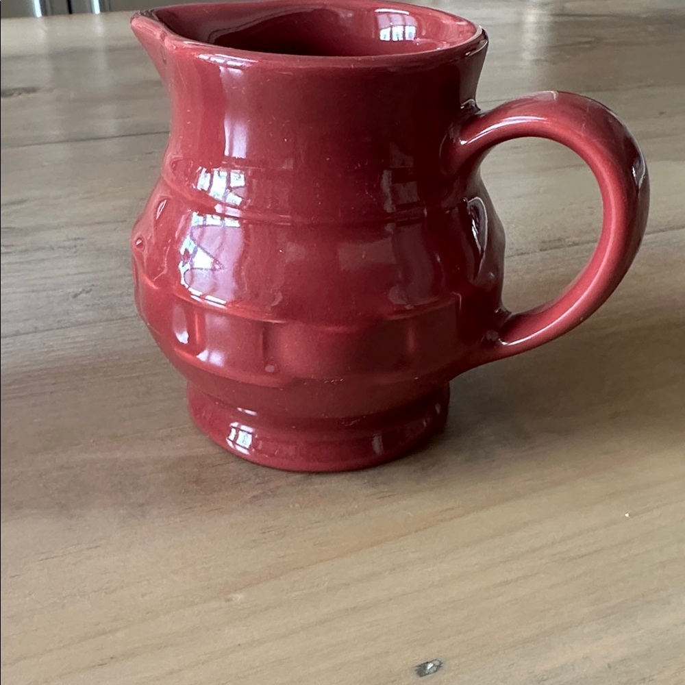 Longaberger Pottery Cream & Sugar Set - Picture 3 of 5